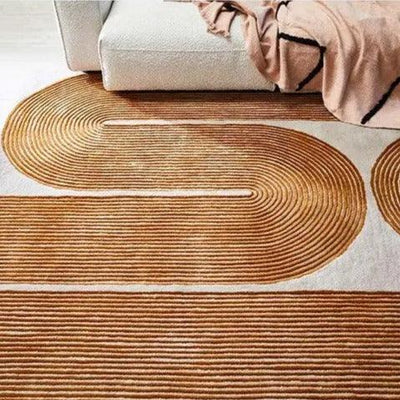 Viper Golden Hand Tufted Pure Wool Floor Rug
