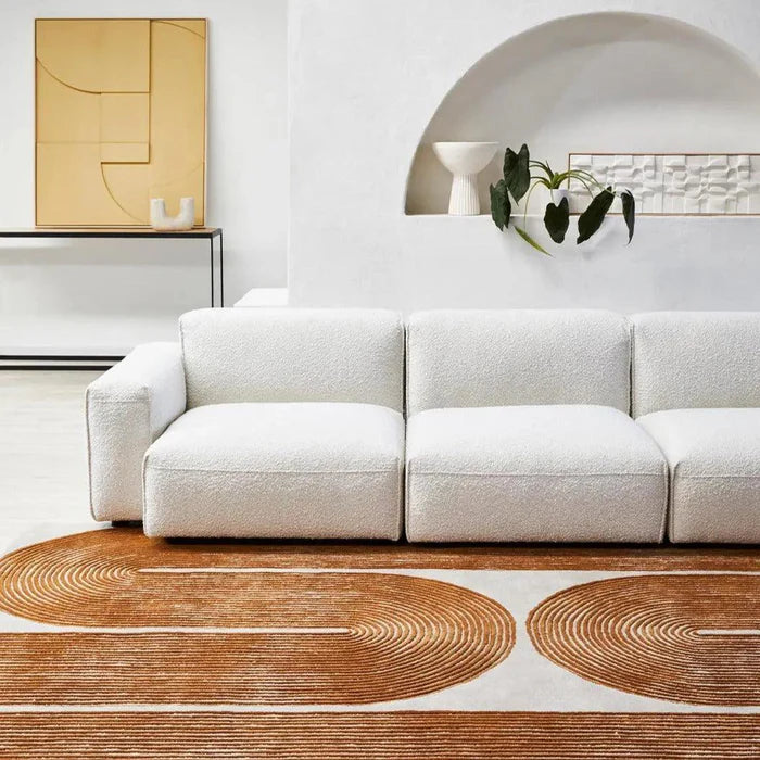 Viper Golden Hand Tufted Pure Wool Floor Rug