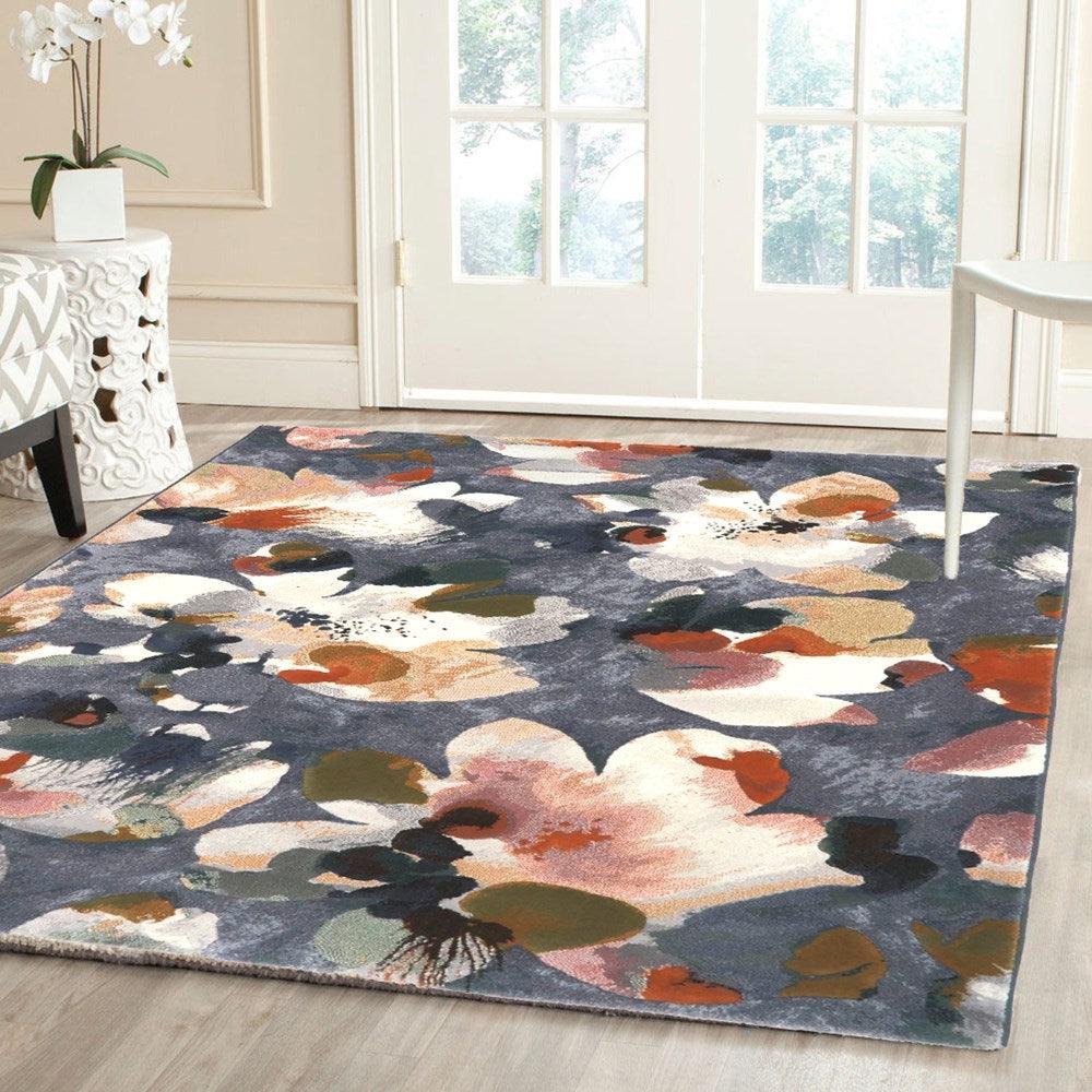 Floral Eclipse Floor Rug 63379 - All Modern Design