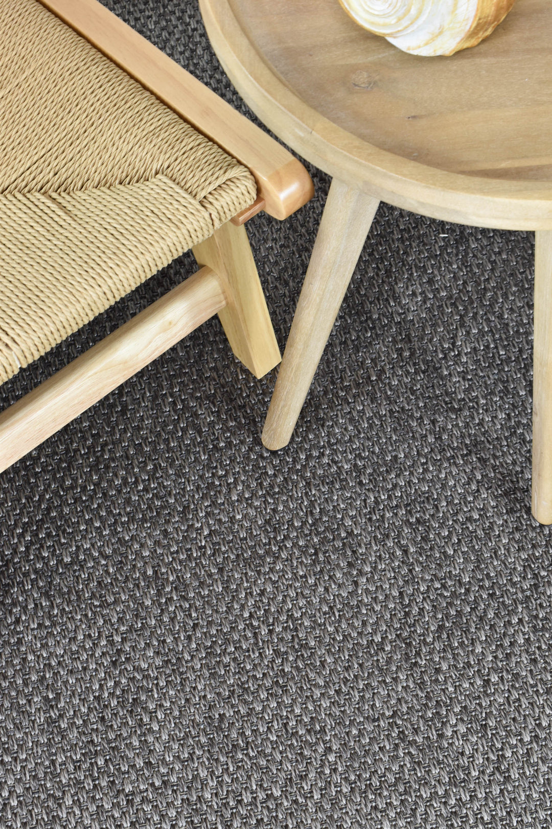 Outdoor INDOOR CHAR GREY FLOOR RUG