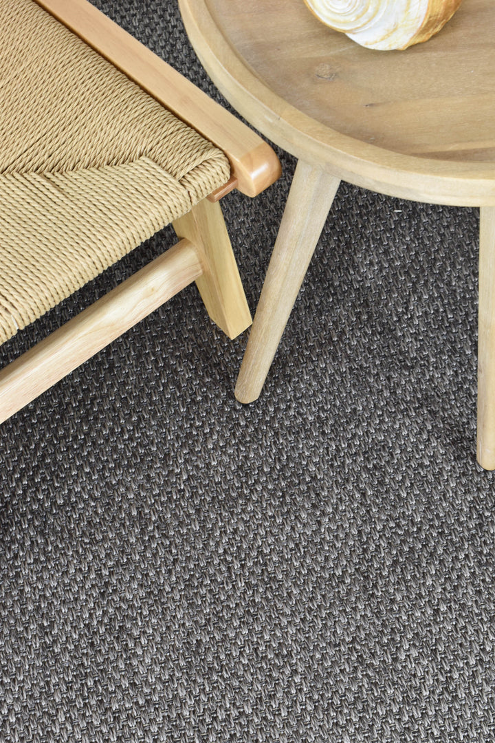 Outdoor INDOOR CHAR GREY FLOOR RUG