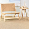 Outdoor INDOOR Sisal Sand Black Rug 3900-820