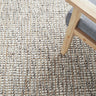 Arabella Wool and Jute Grey Floor Rug