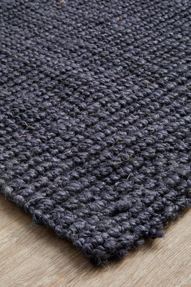 Jasmine Navy Jute Rug - All Modern Design