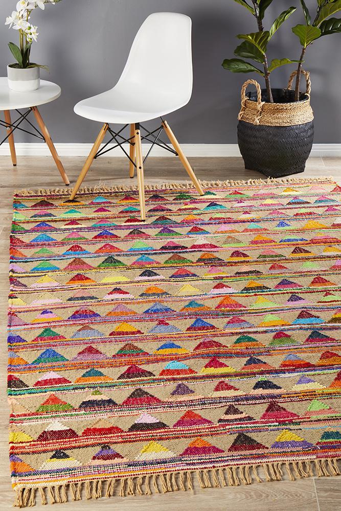 Larnia Multi Jute Cotton Flatweave Rug - All Modern Design