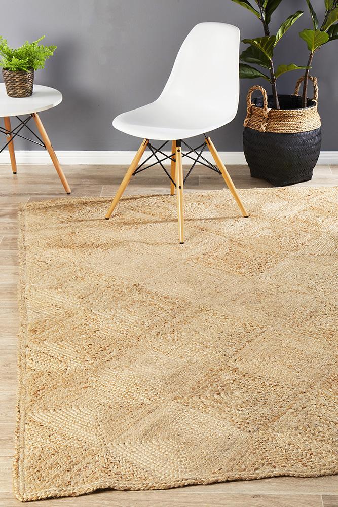Larnia Contemporary Hatch Natural Rug - All Modern Design