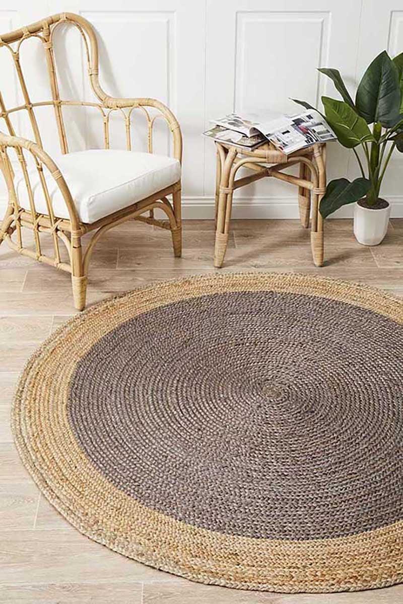 Larnia Contemporary Handmade Charcoal Rug - All Modern Design