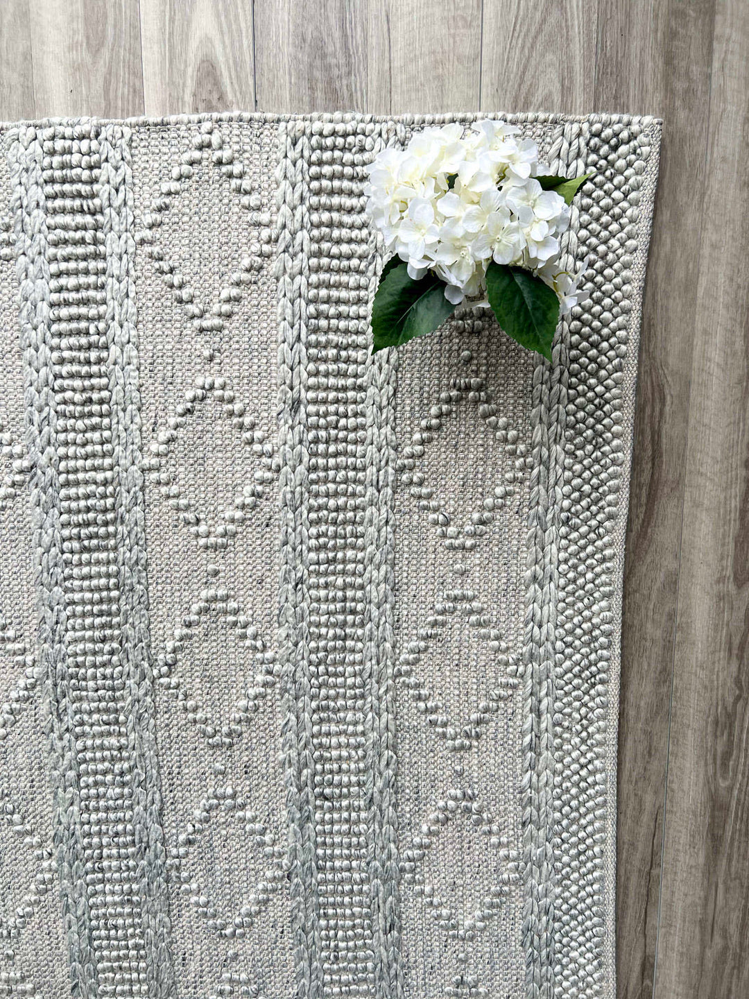 Handwoven Floor Grey Floor