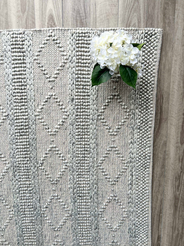 Handwoven Floor Grey Floor