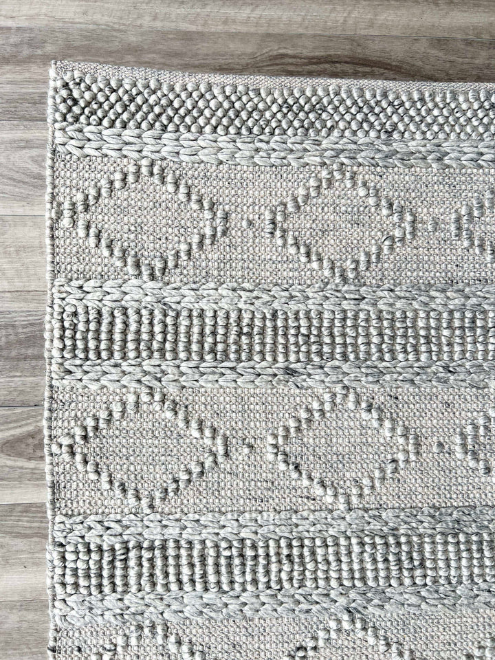 Handwoven Floor Grey Floor