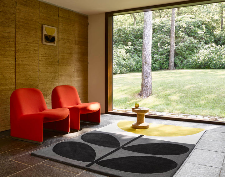 Orla Kiely Flower Stem Granite 59806