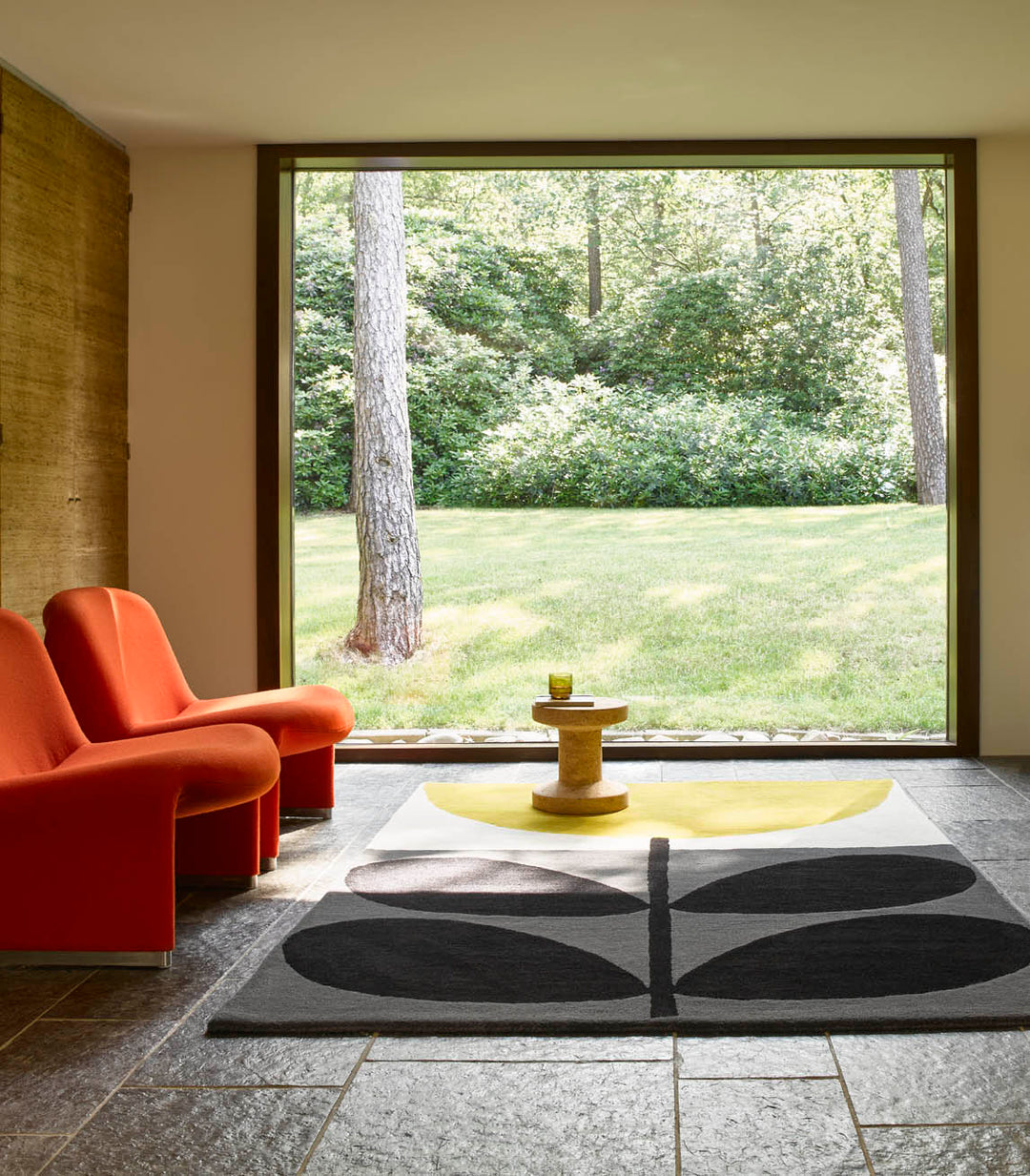 Orla Kiely Flower Stem Granite 59806