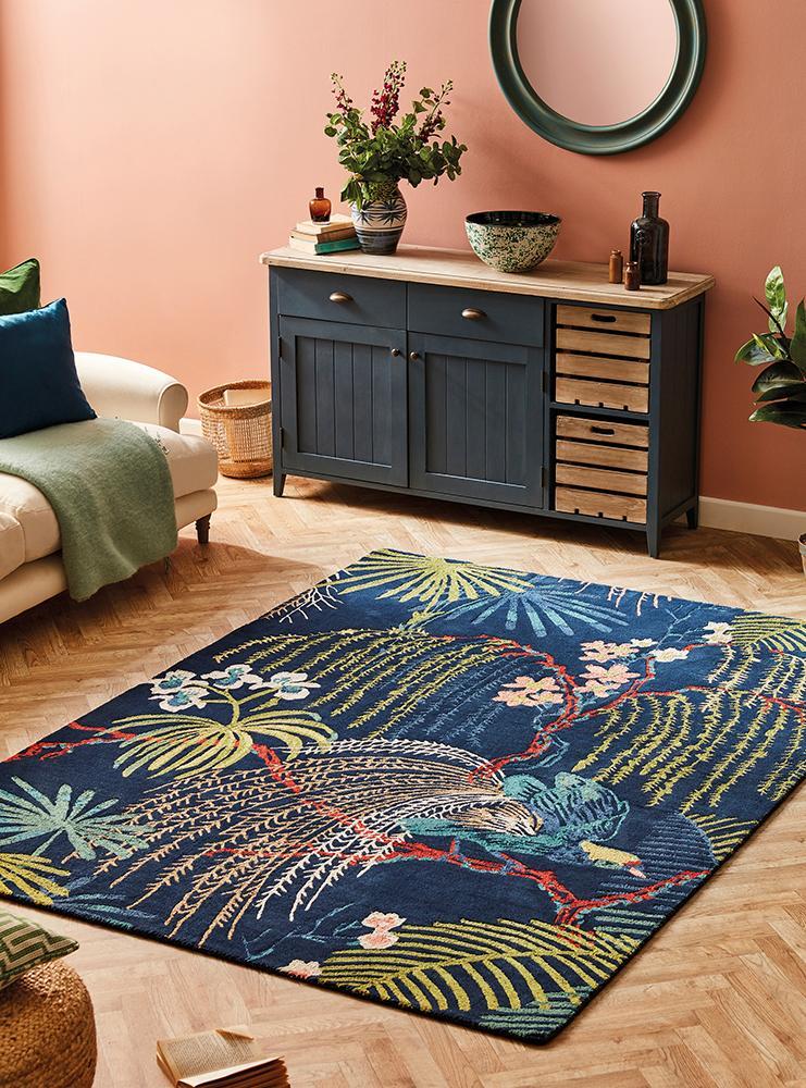 Sanderson Rain Forest Tropical Night 050708 Rug