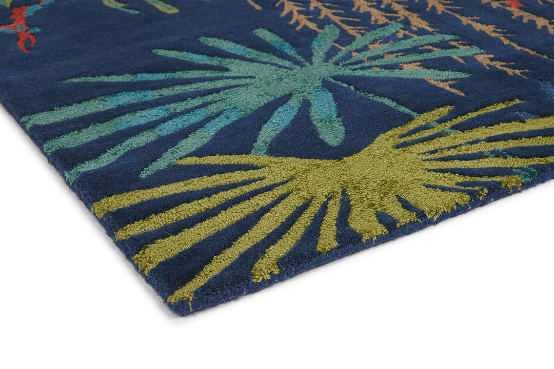 Sanderson Rain Forest Tropical Night 050708 Rug