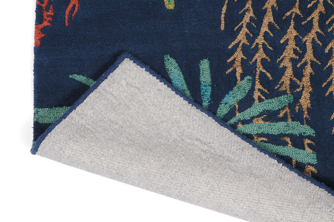 Sanderson Rain Forest Tropical Night 050708 Rug