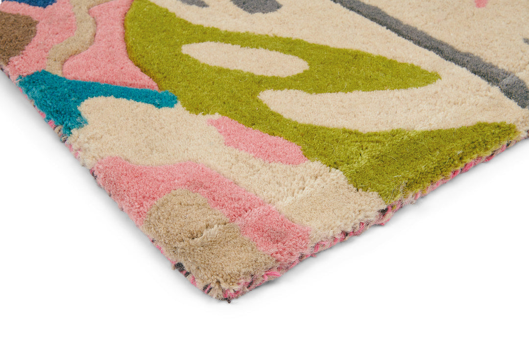 Sanderson Rose & Peony Cerise 45005 Rug