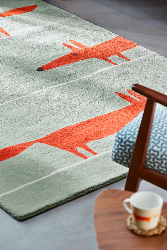 Scion Mr - Fox - Mint Poppy 025313 Rug