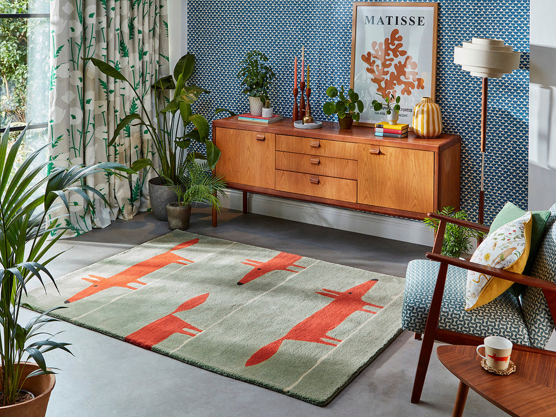 Scion Mr - Fox - Mint Poppy 025313 Rug