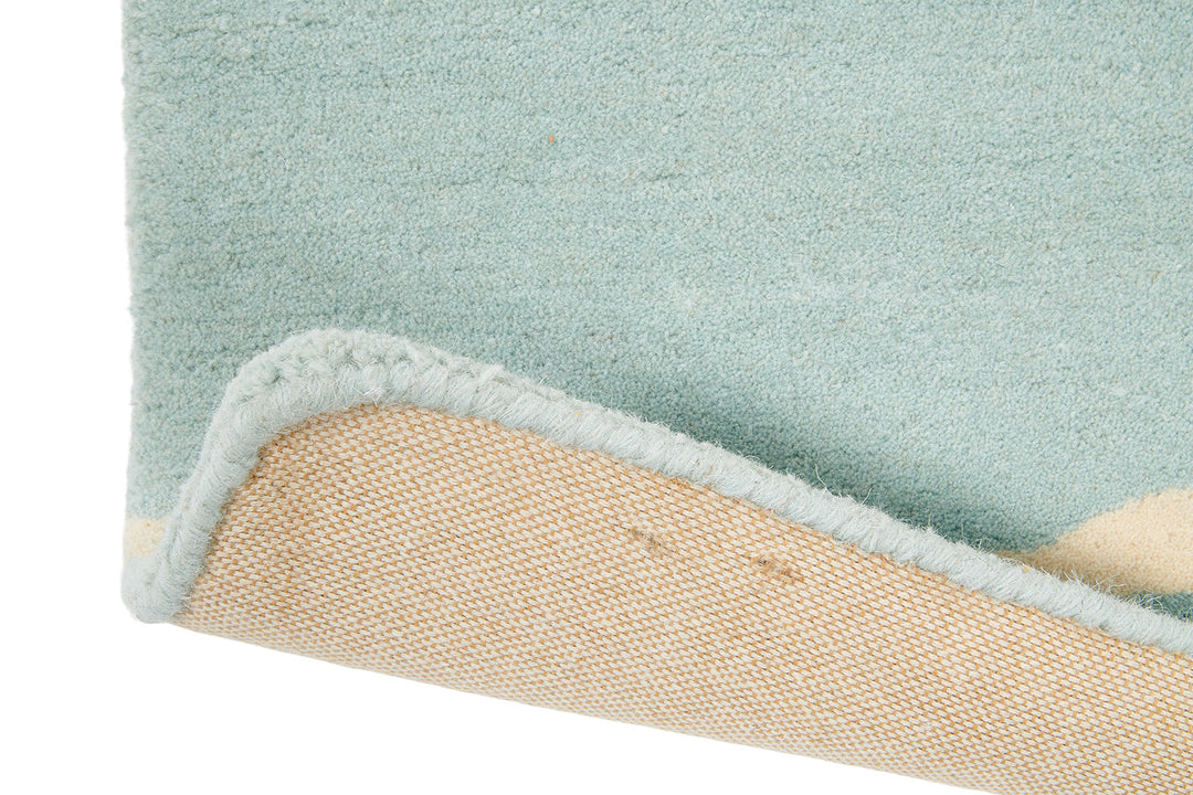 Scion Mr Fox Rug Aqua 25308