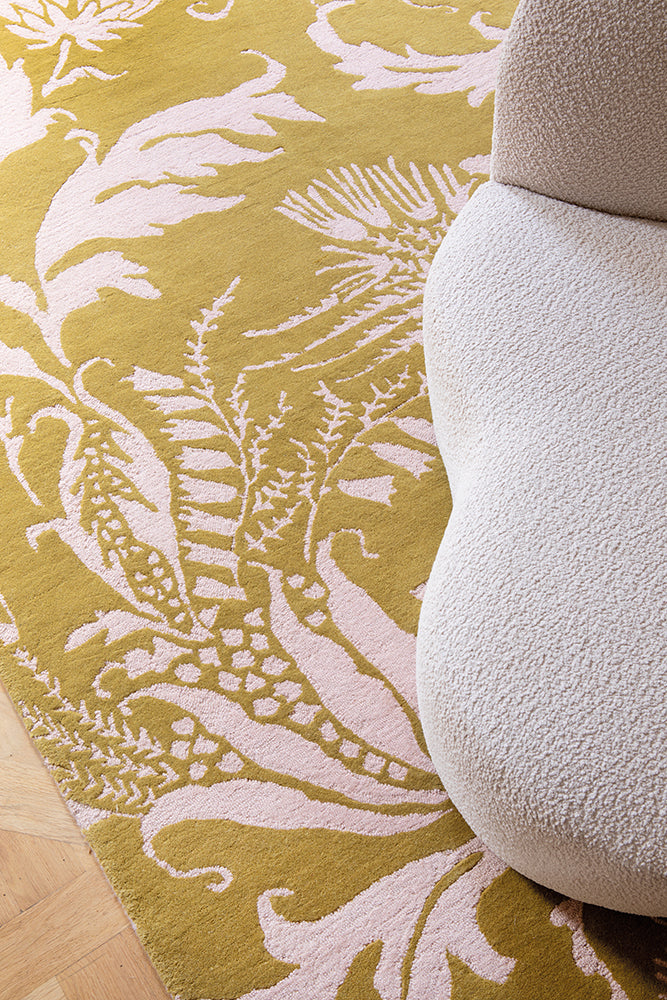 Ted Baker Baroque Yellow 162906 Rug