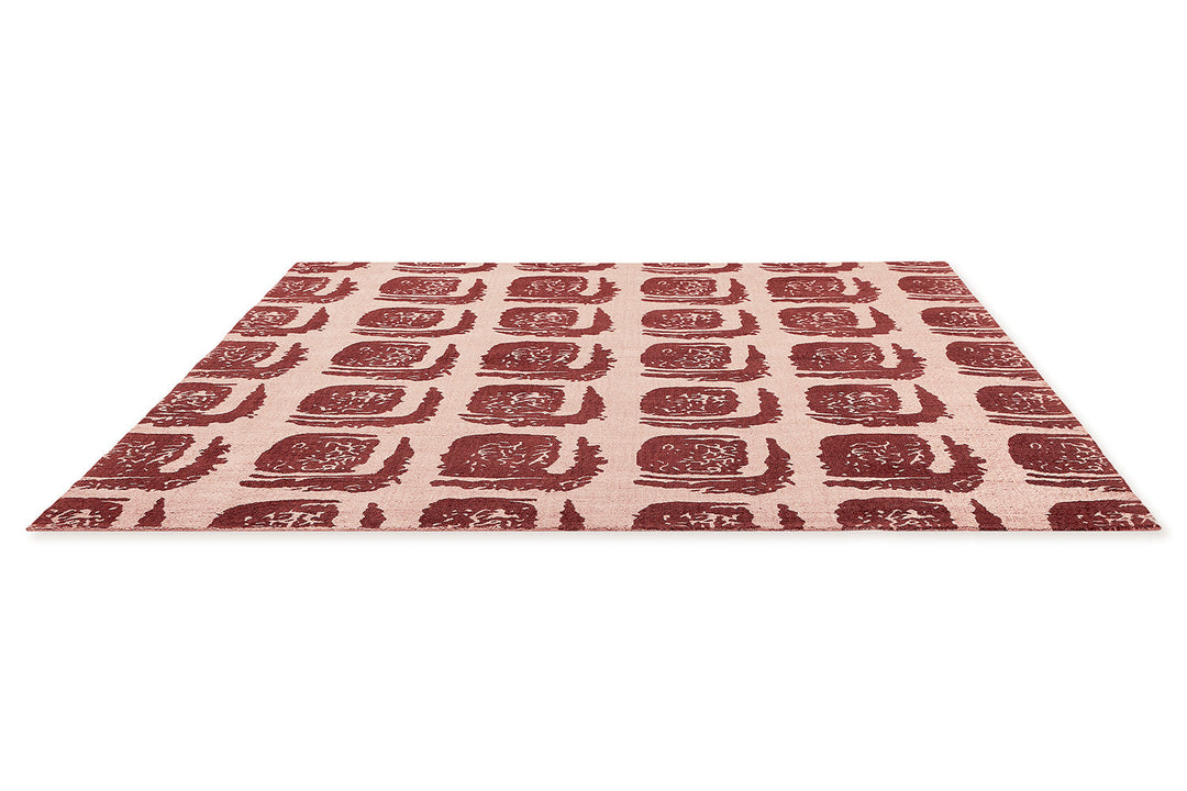 Ted Baker Woodblock Red 163003 Rug