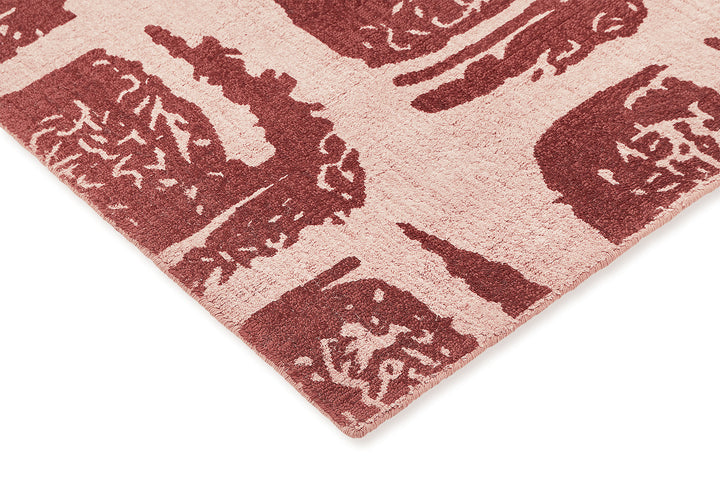 Ted Baker Woodblock Red 163003 Rug