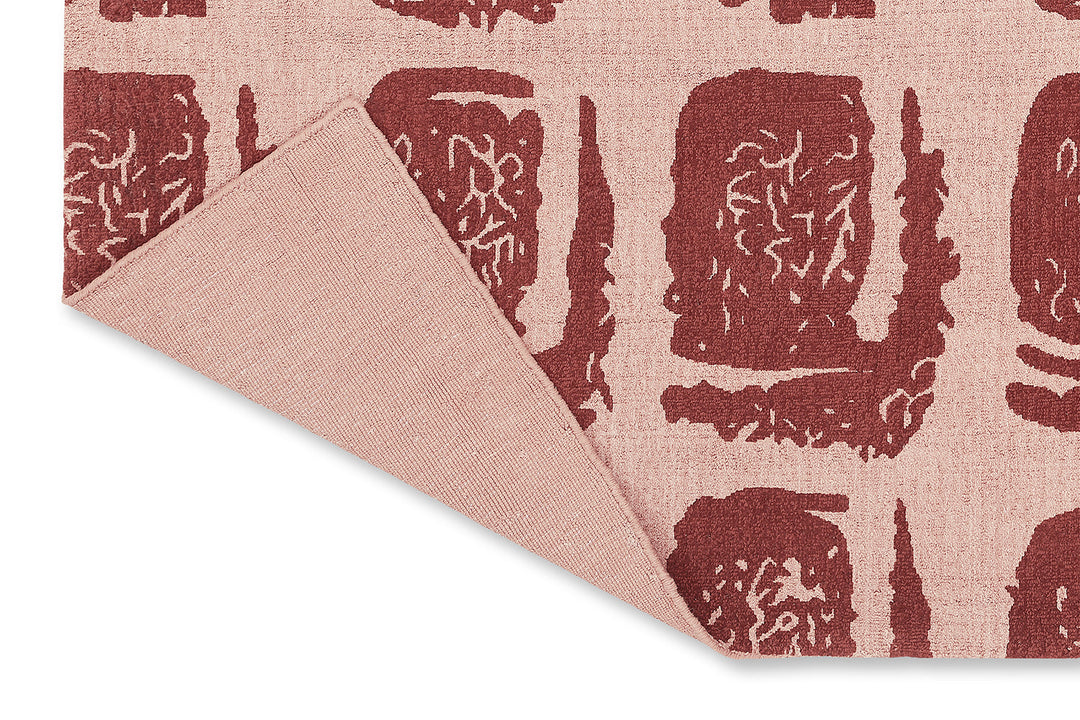 Ted Baker Woodblock Red 163003 Rug