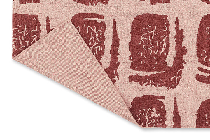 Ted Baker Woodblock Red 163003 Rug
