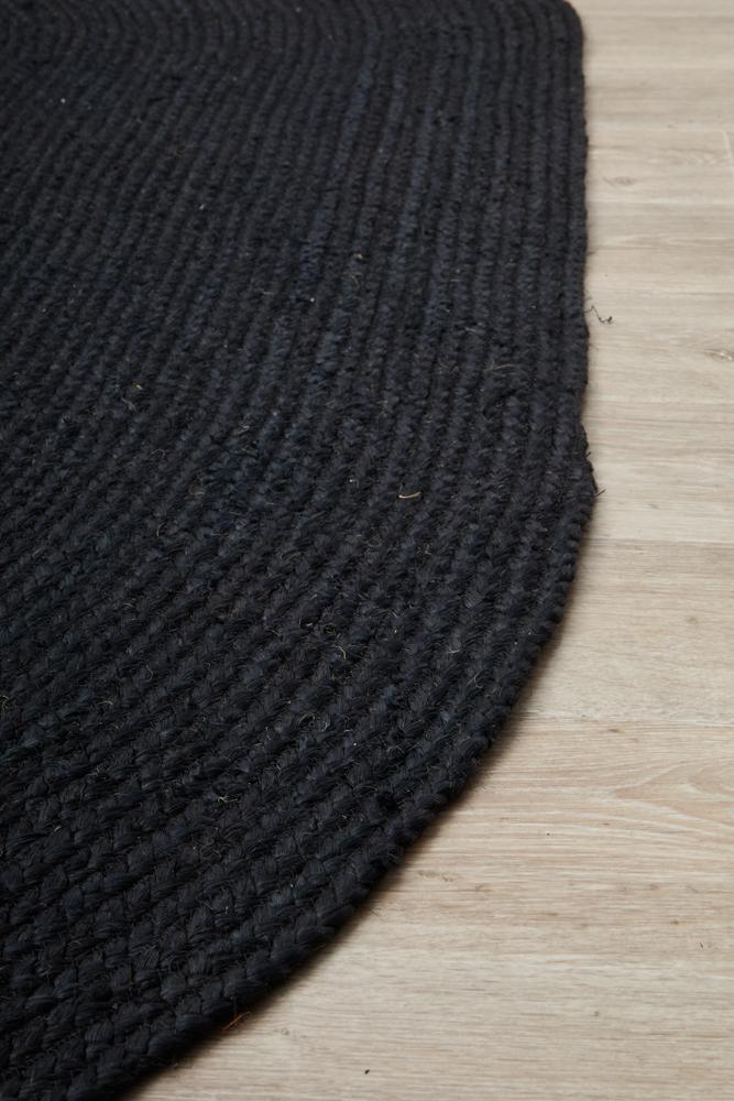 Bondi Black Oval Rug - All Modern Design