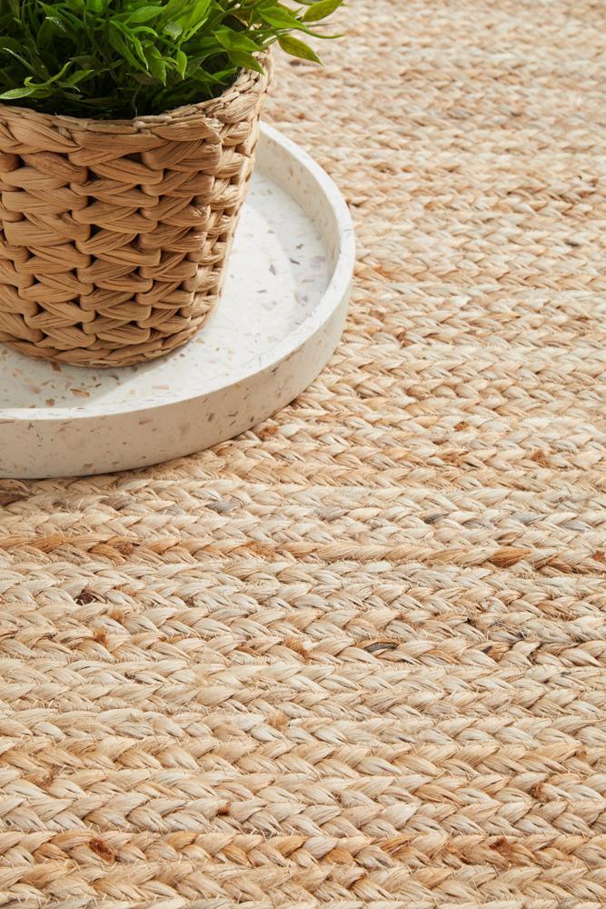 BONDI Natural Jute Floor Rug - All Modern Design