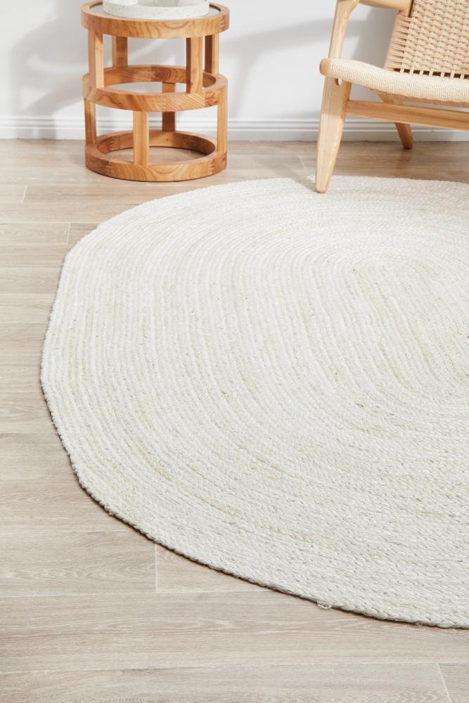 Bondi White Oval Rug - All Modern Design