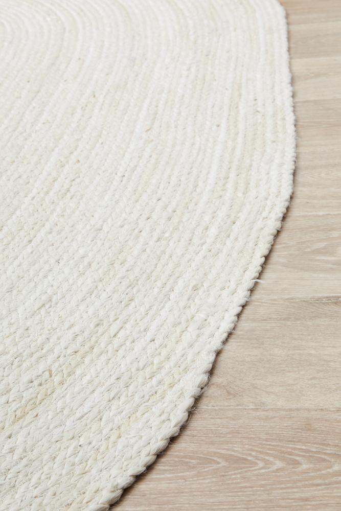 Bondi White Oval Rug - All Modern Design