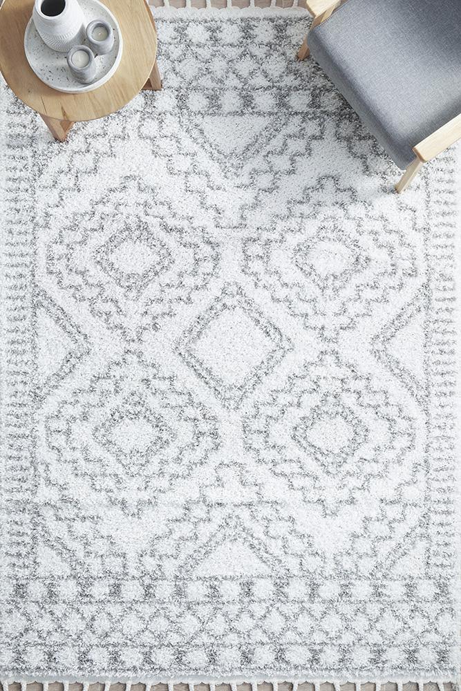 Casablanca Fez White Rug - All Modern Design