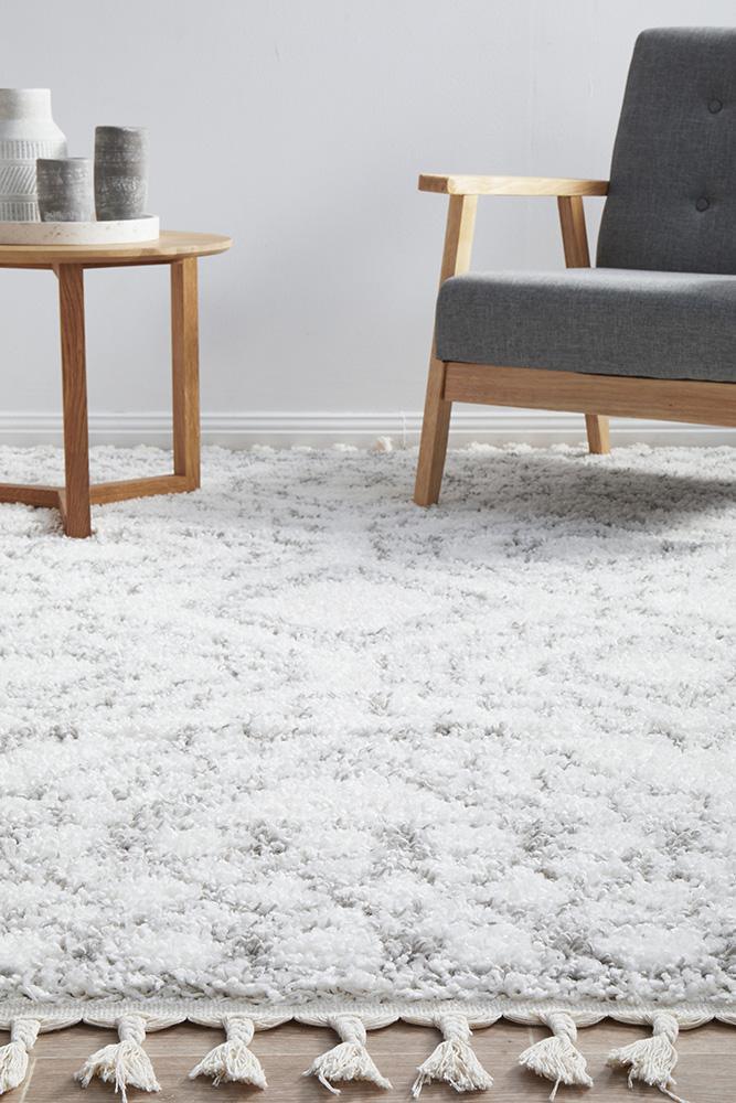 Casablanca Fez White Rug - All Modern Design
