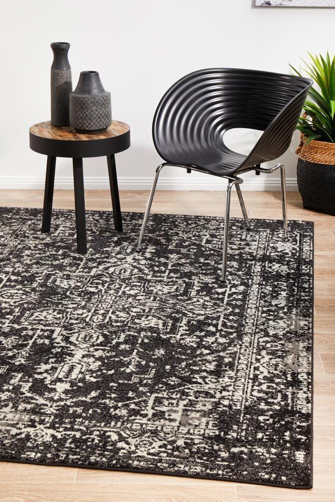Colorado Scape Charcoal Transitional Rug - All Modern Design