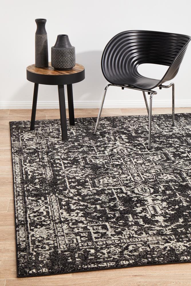 Colorado Scape Charcoal Transitional Rug - All Modern Design