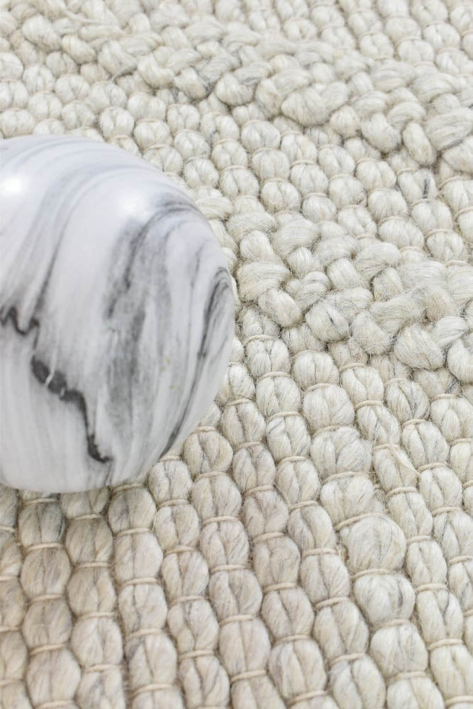 Lapis Ivory HAND WOVEN FLOOR RUG