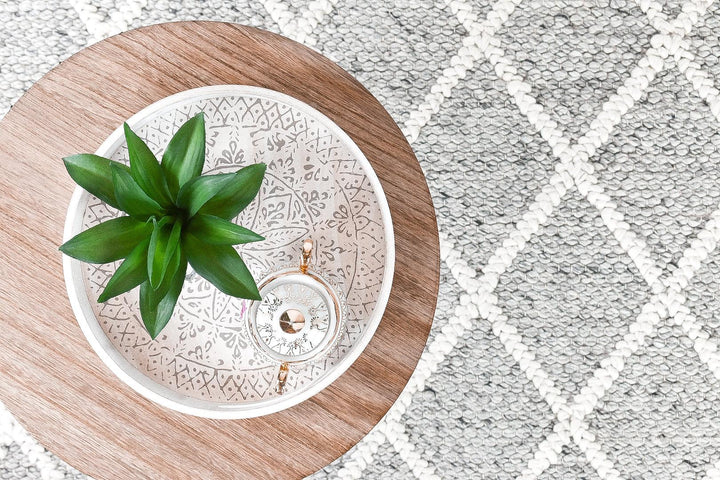 Lyon Wool Grey Rug - All Modern Design