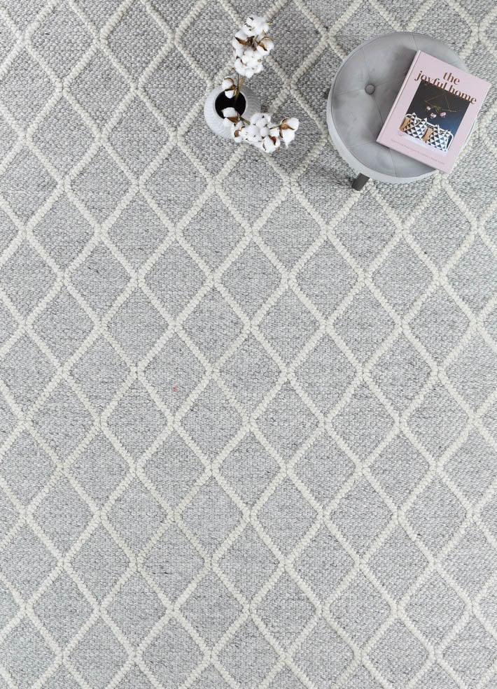 Lyon Wool Grey Rug - All Modern Design