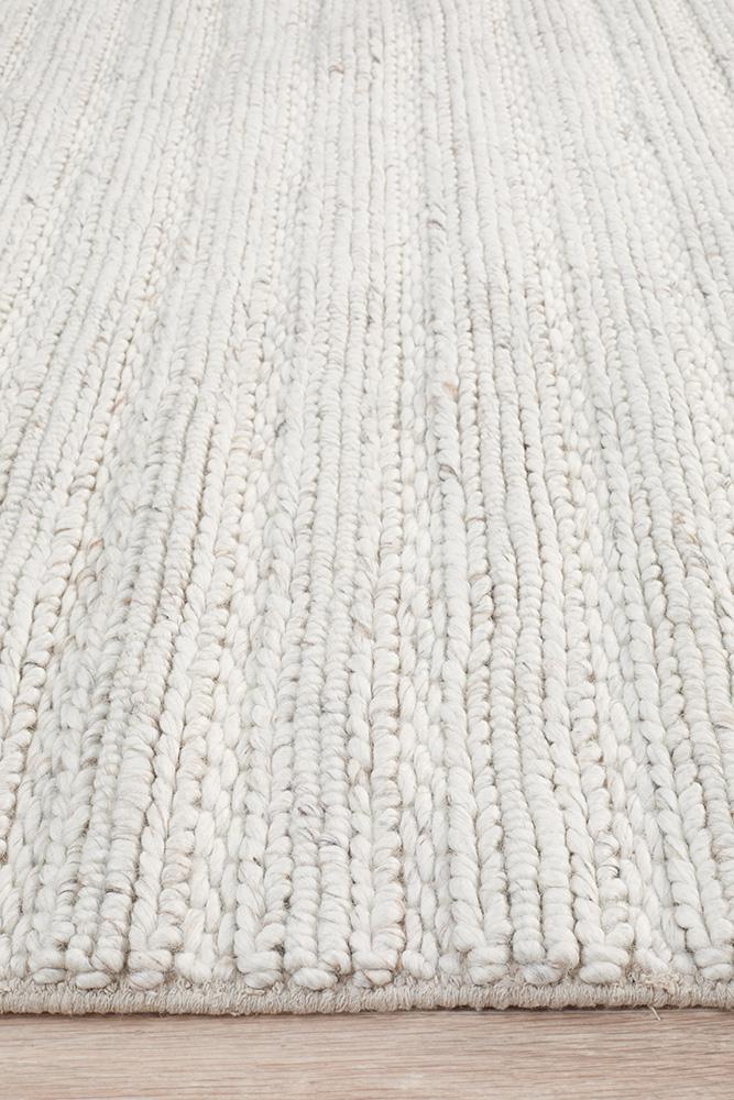Ivory Bobble Rug Harvest Ivory Textured Hand Woven Floor Rug – All Modern Design