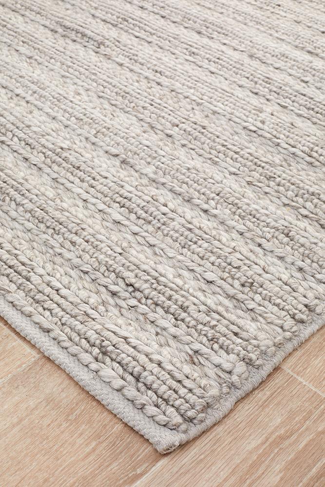 Harvest Silver Quality Hand Woven Floor Rug - All Modern Design