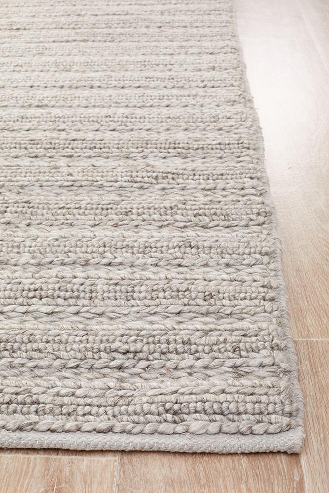 Harvest Silver Quality Hand Woven Floor Rug - All Modern Design