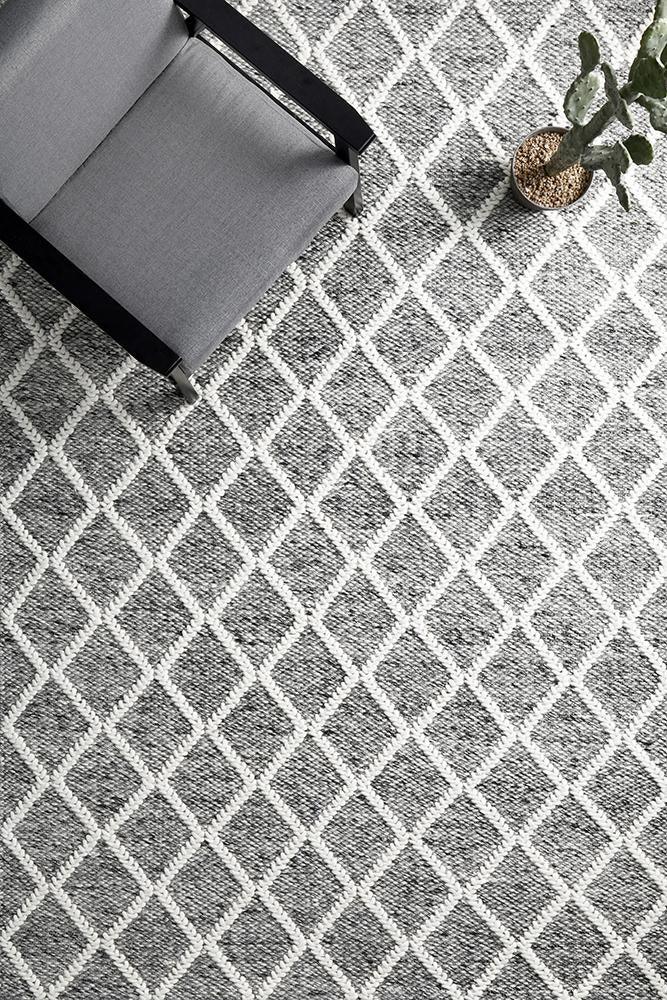 Huxley Grey Rug - All Modern Design