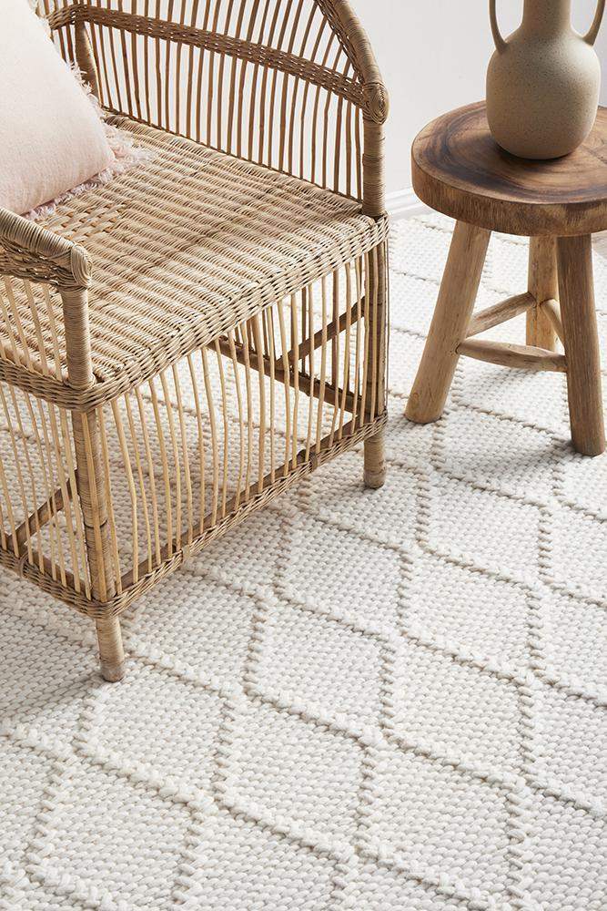 Huxley White Rug - All Modern Design