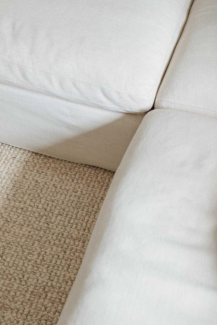 Orion Bleach Wool Jute Floor Rug - All Modern Design