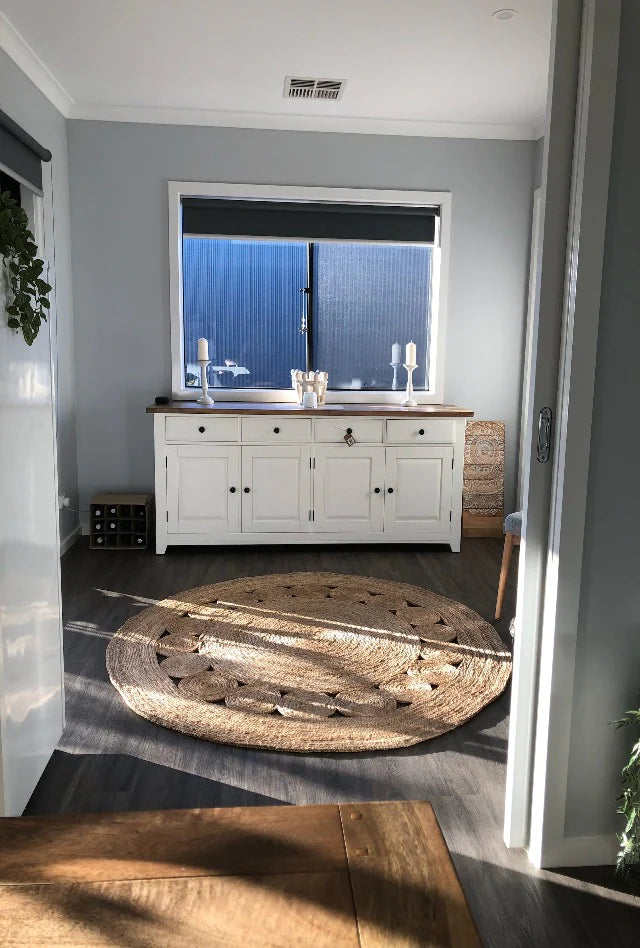 French Knot Round Floor rug - All Modern Design