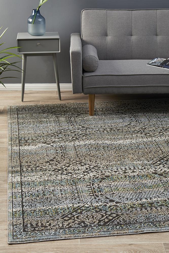 Jezbel Fluid Morrow Modern Blue Rug - All Modern Design
