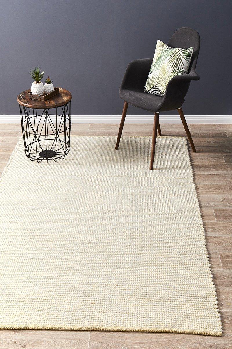 Loft Stunning Wool Yellow Rug - All Modern Design