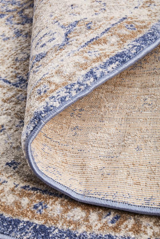 Aztec Hugo Ocean Round Rug - All Modern Design