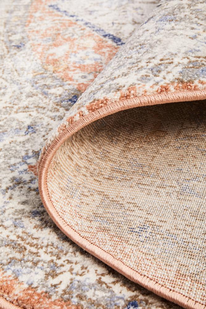 Aztec Lorissa Peach Round Rug - All Modern Design